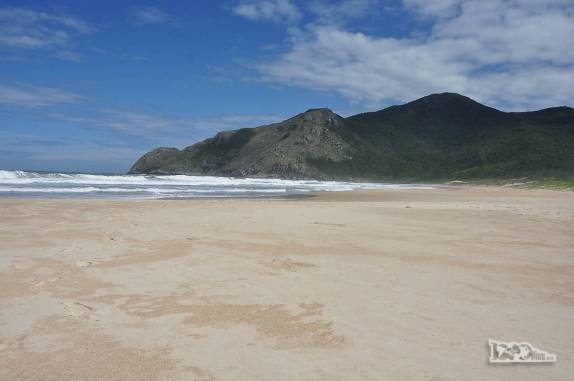 Praia da Lagoinha do Leste, na costa sul de Florianópolis, em Santa Catarina
